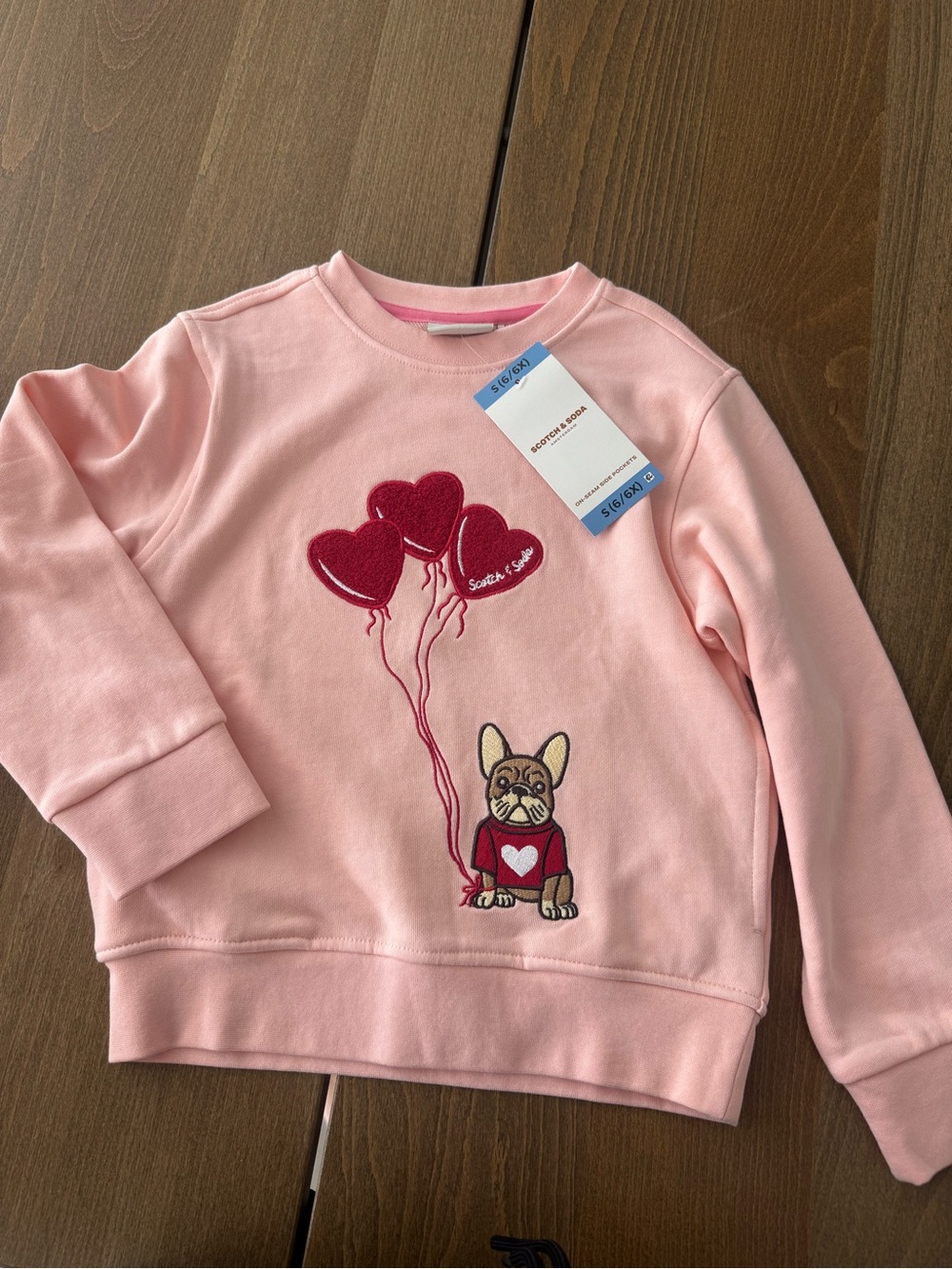 Girls Scotch & Soda Pink Sweatshirt